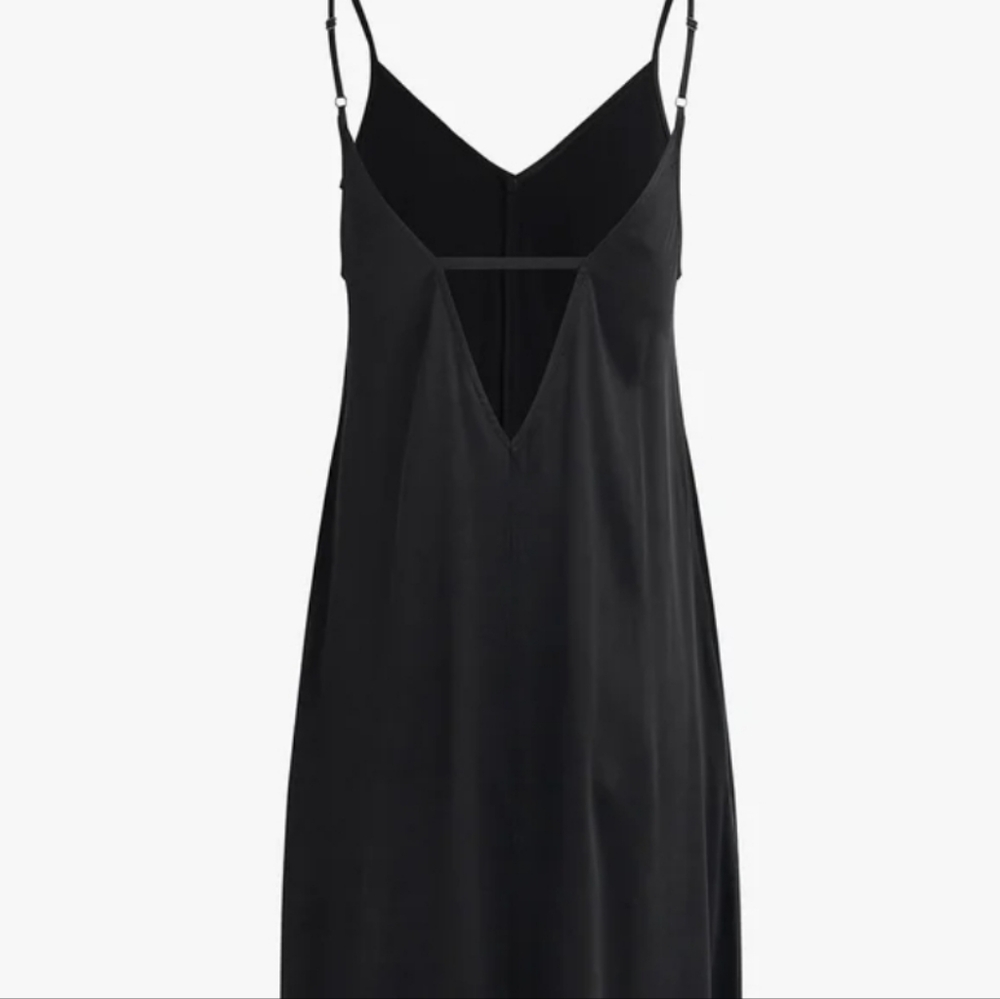 Favorite Daughter Classic Black Maxi Slip Dress Size Medium - Picture 12 of 14